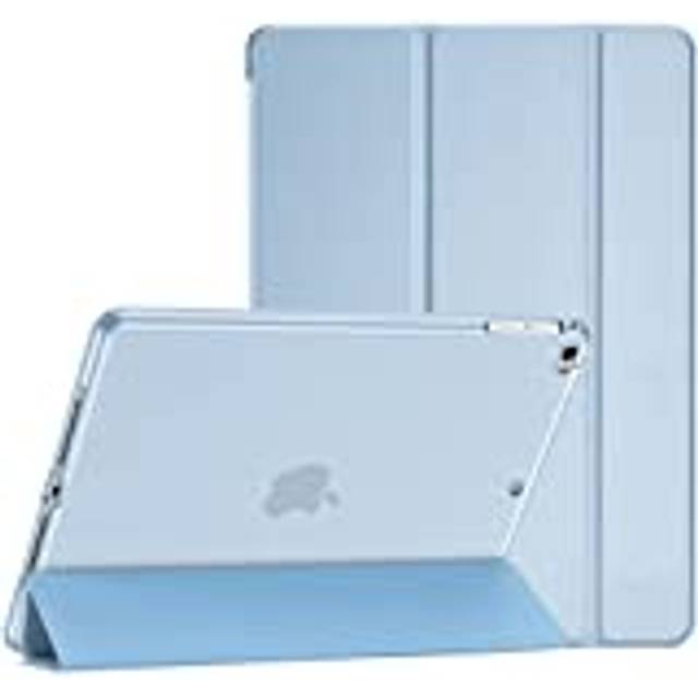 ProCase Fodral Skydd till iPad 9,7 tum 2018 iPad 6:e Gen / 2017 iPad 5:e Gen, iPad Air 1/2, Mjuk TPU Baksida Skyddsfodral Smart Folio Case -Himmelsblå