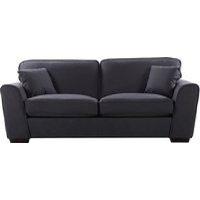 Chelsea 3 Seater Charcoal Fabric Sofa - Artemis Home - Grey