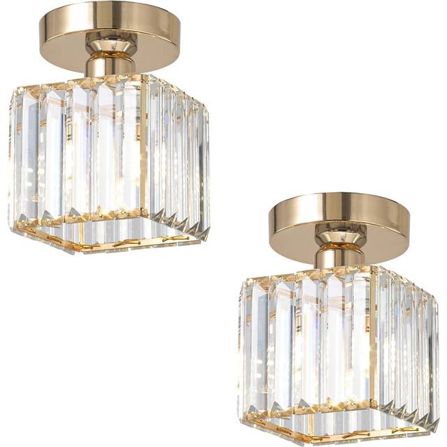 Heim 4-Light 52cm Flush Mount - Gold (18cm H X 13cm W X 13cm D)
