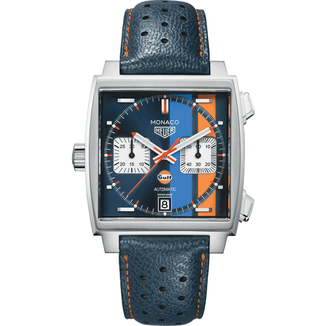 TAG Heuer Watch Monaco Gulf Calibre 11 Mens - Blue