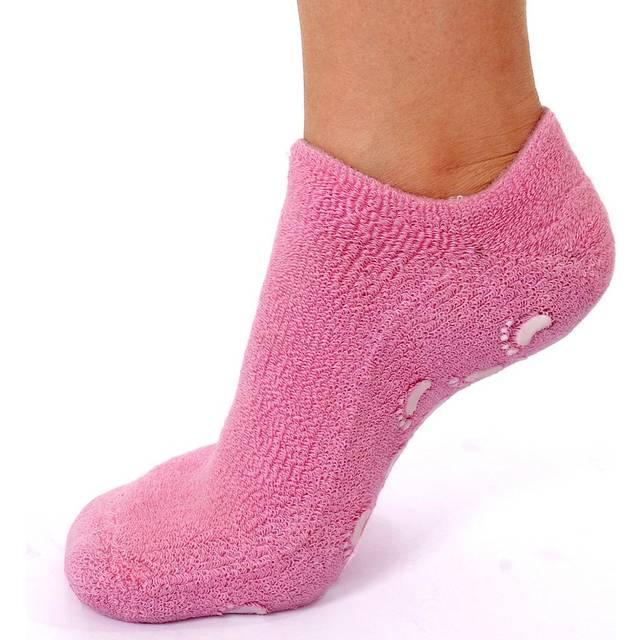 EMILYSTORES Pink Moisturizing Socks for Cracked Heel 1 Pair, Moisturizing Socks for Women Overnight, for Dry Rough Skin, Moisturize Soften Repair Crac