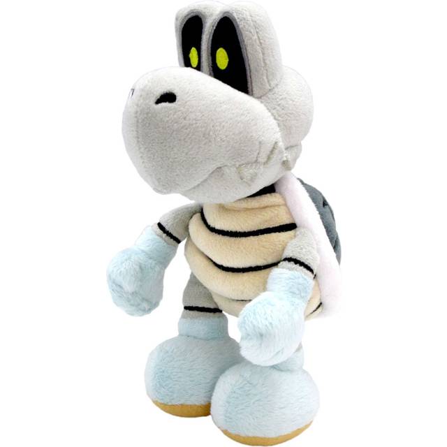 "Sanei Super Mario All Star Collection AC38 Dry Bones Stuffed Plush  8"""