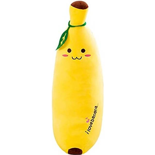 OUKEYI 48cm/18.8 Banana Plush Stuffed Animal Toys  Cute Soft Comfortable Hugging Pillow Birthday Gifts for Kids