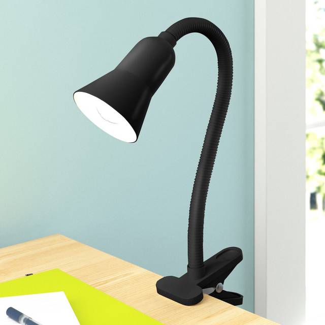 Suter 30Cm Clip On Lamp - Black (30cm H X 23cm W X 23cm D)