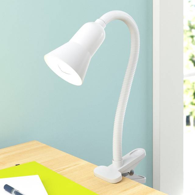 Suter 30Cm Clip On Lamp - White (30cm H X 23cm W X 23cm D)
