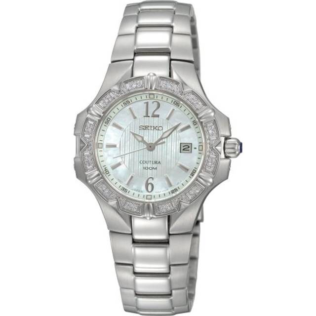 Seiko Coutura 27MM MOP Dial S-Steel Bracelet Women's Watch SXDC33 - Mother of Pearl - 27 mm