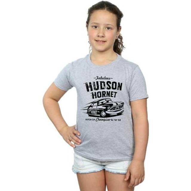 Cars Hudson Hornet Cotton T-Shirt - Grey - 5-6 Years