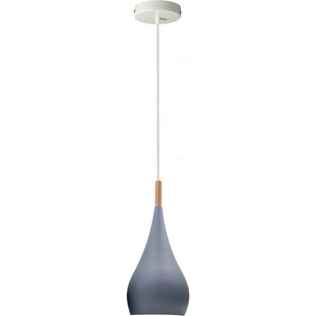 Byrd 1 - Light Teardrop Pendant - Grey