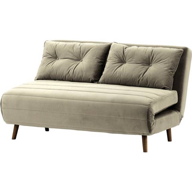 Donald 2 Seater Fold Out Sofa Bed - Elephant (78cm H X 142cm W X 90cm D)