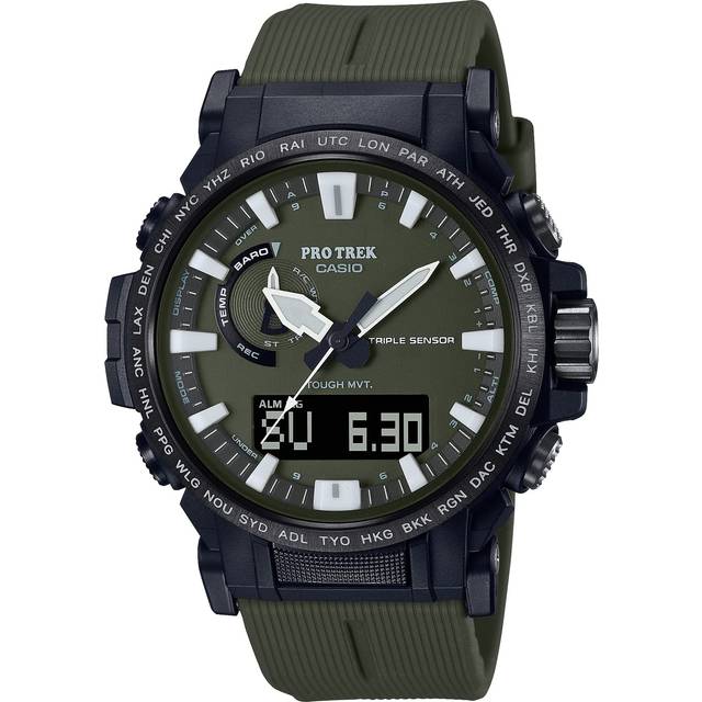 [Casio] Protrek Watch Climber Line Radio Solar Biomass Plastic PRW-61Y-3JF Men's Green