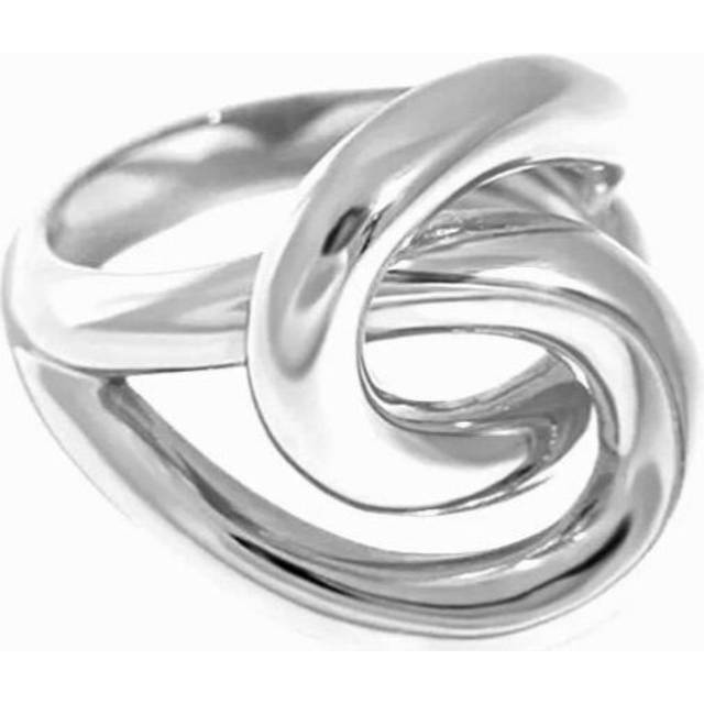 Andywen 925 Sterling Silver Cross Resizable Rings Women Rock Punk Jewelry Wedding Party Big large Geometric
