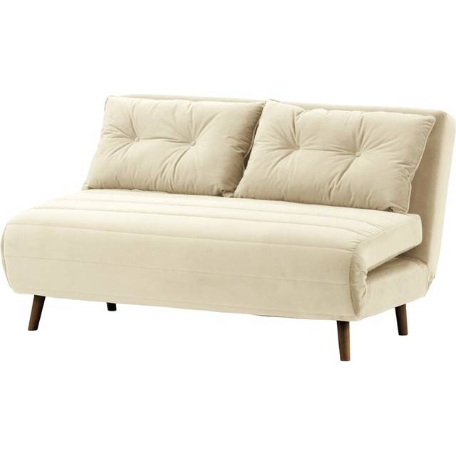 Donald 2 Seater Fold Out Sofa Bed - Beige (78cm H X 142cm W X 90cm D)