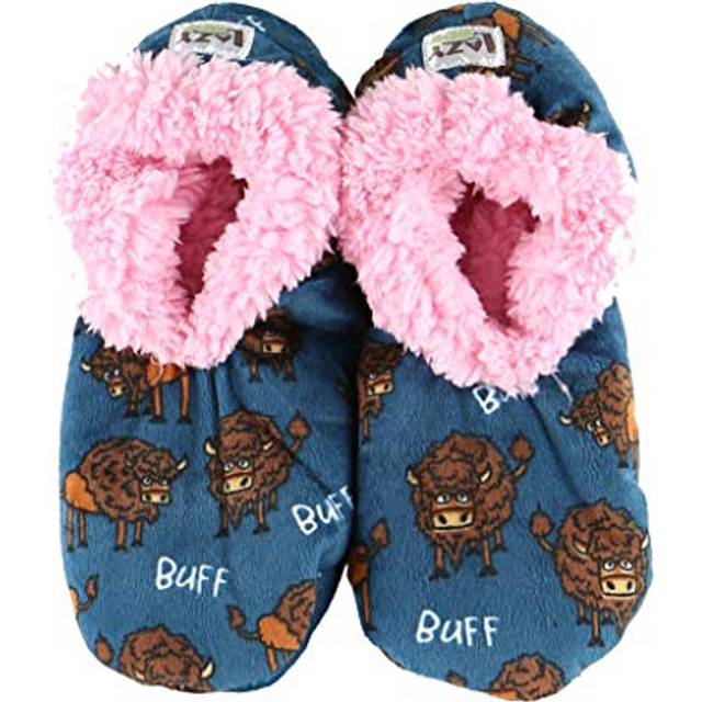 Lazy One Fuzzy Feet Slippers for Women  Non-Skid