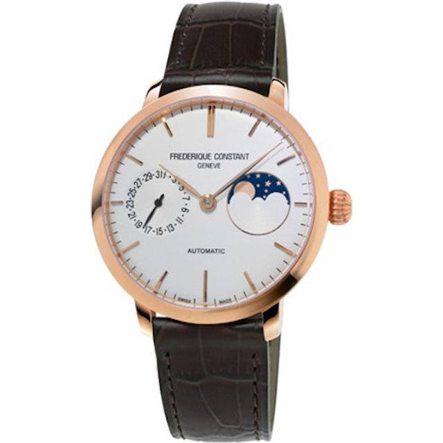 Frederique Constant Watch Slimline Moonphase Manufacture - Silver