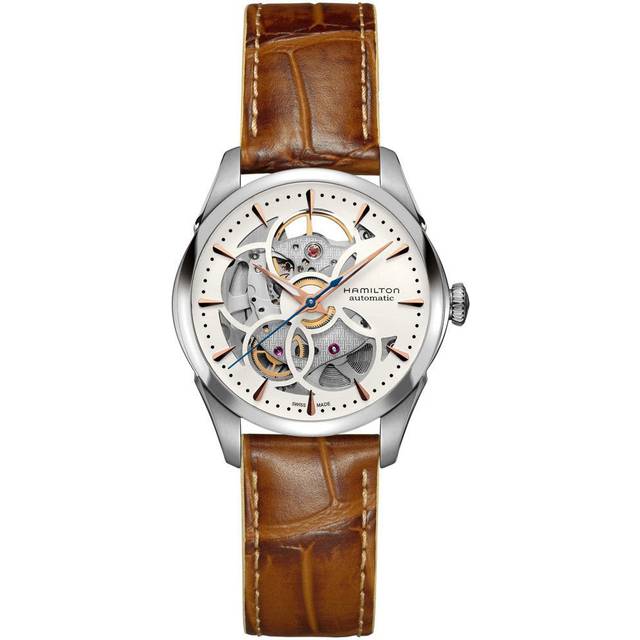 Hamilton Watch Jazzmaster Viewmatic Skeleton Lady - White