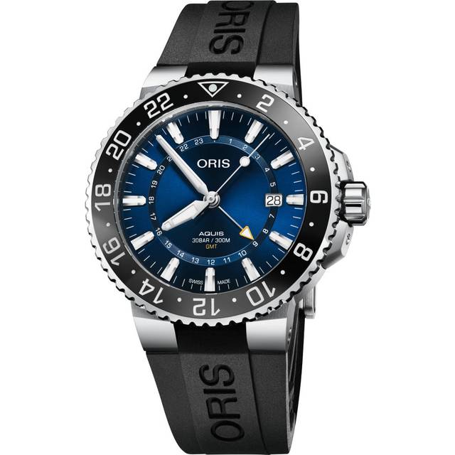 Oris Watch Aquis GMT Date - Blue