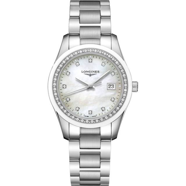 Longines Watch Conquest Classic Ladies - White