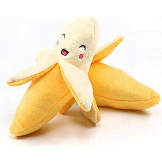 5 PCS Stuffed Toy Plush Sound Fruits Vegetables Pets Toy