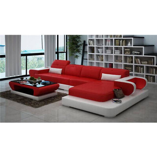 Modern sofa corner set l shape upholstered seat corner couch