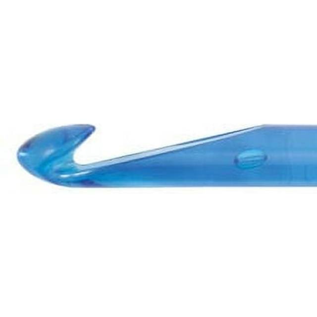 Crystalites acrylic crochet hook 5.5"-size l11/8mm 12407-l