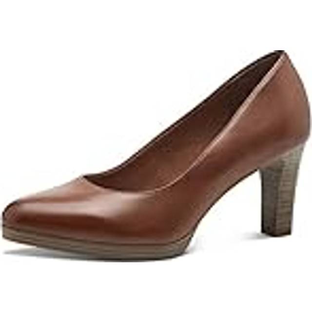 Leather Heels - Cognac - 36 (3.5)
