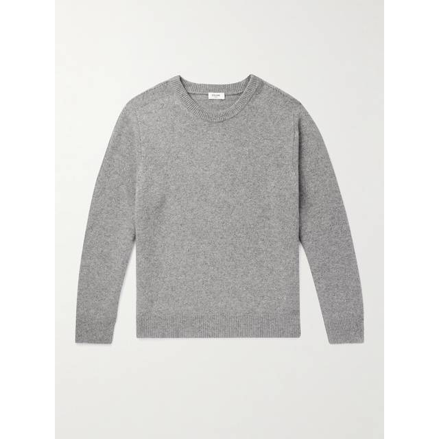 CELINE HOMME - Mélange Cashmere Sweater - Men - Gray - S