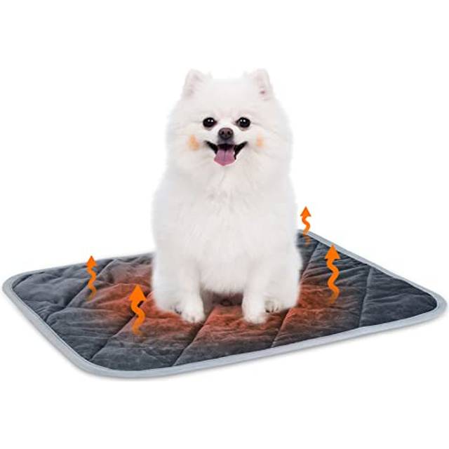 Nobleza Self Warming Pet Mat  Extra Warm Thermal Dog Crate Pad for Indoor Outdoor Pets  Washable Anti-Slip Kennel Mat for Medium Small Dogs and Cats