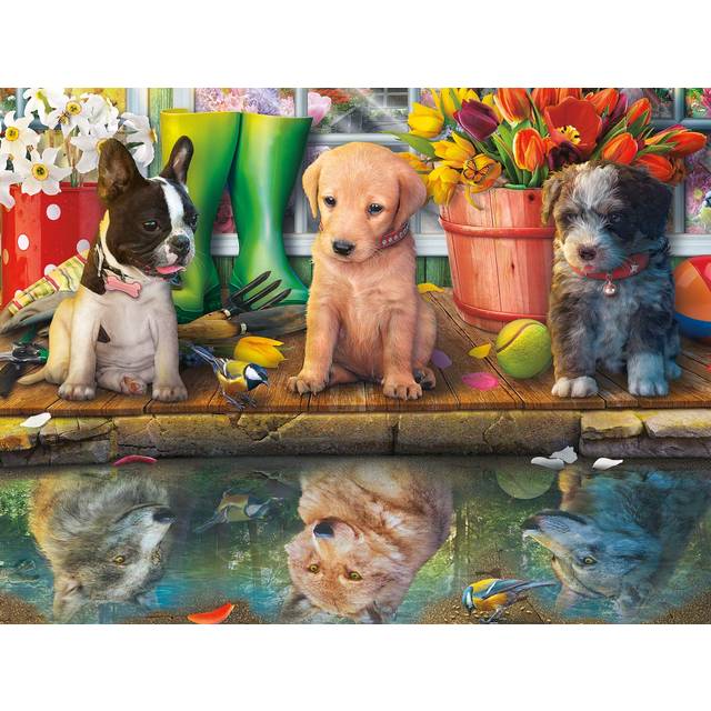 - Puppy Dreams - 750 Piece Jigsaw Puzzle, White