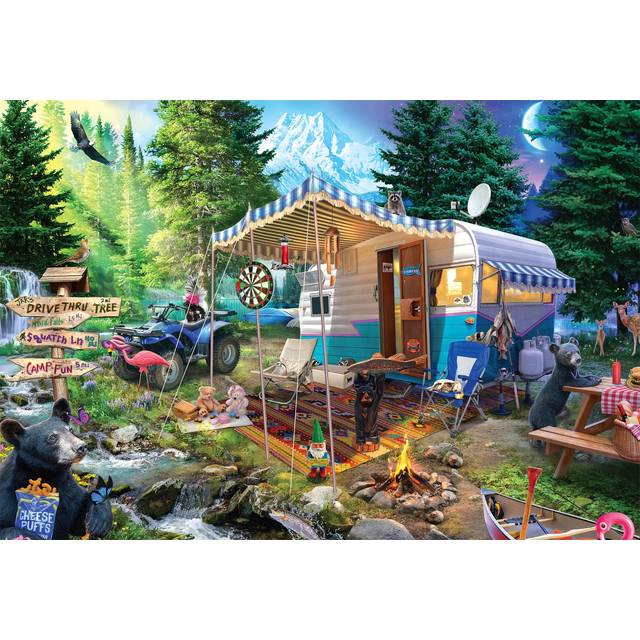 Buffalo Games - Jeff Haynie - Mountain Retreat - 2000 Piece Jigsaw Puzzle for Adults -Challenging Puzzle Perfect for Game Nights - Finished Size is 38
