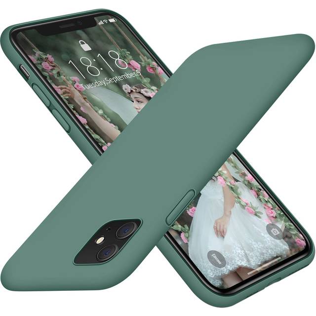 DTTO Compatible with iPhone 11 Case, [Romance Series] Full Covered Silicone Cover [Enhanced Camera and Screen Protection] with Honeycomb Grid Pattern