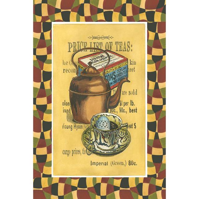 Tea Leaves - Wrapped Canvas Art Prints (76cm H x 51cm W)