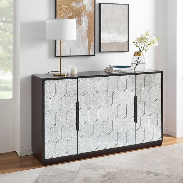 Hoover Sideboard - Mirrored (90cm H X 150cm W X 40cm D)
