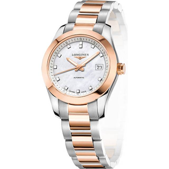 Longines Watch Conquest Classic Ladies - White