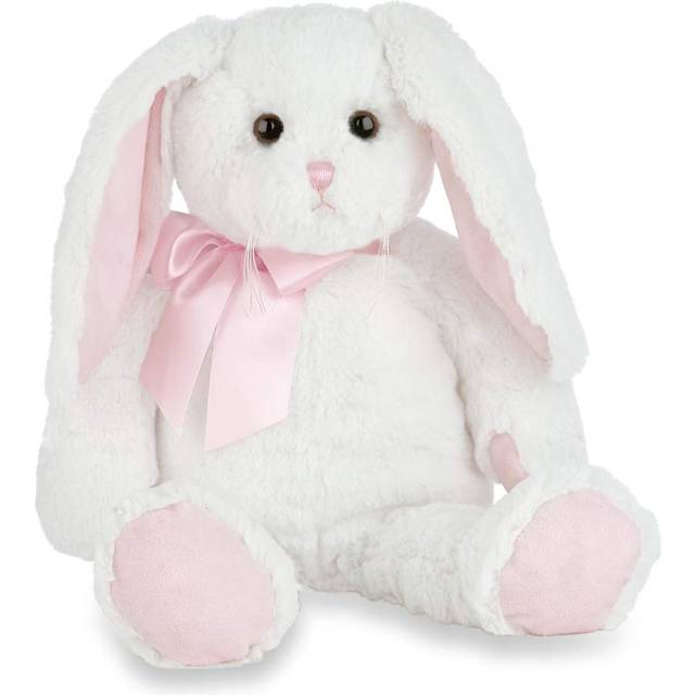 Bearington Loppy The Stuffed Bunny Plush  16 Inch Pink Bunny Stuffed Animal  Stuffed Easter Bunnies