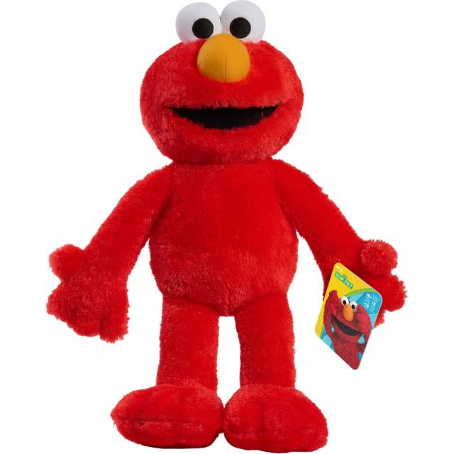 SESAME STREET Big Hugs 18-inch Large Plush Elmo Doll  Soft and Cuddly  Red  Pretend Play  Kids Toys for Ages 18 Month by Just Play