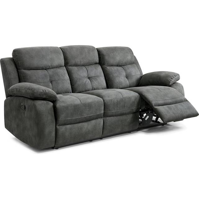 Armontae 3 Seater Manual Recliner Sofa - Dark Gray (99cm H X 205cm W X 94cm D)