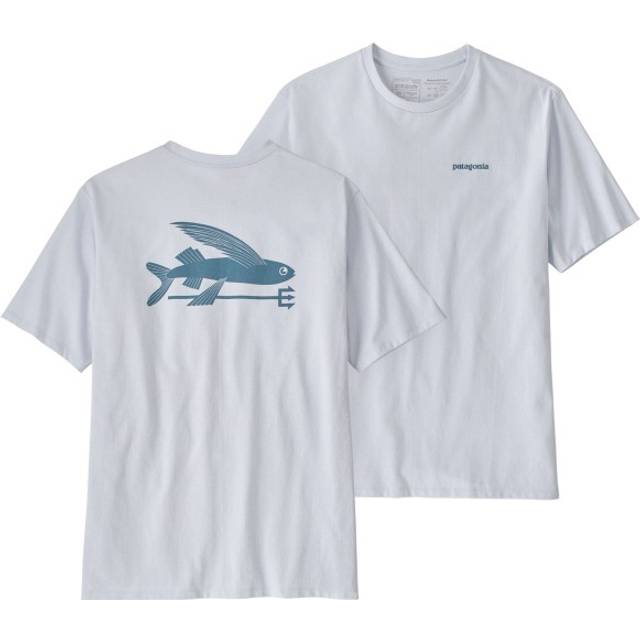 Patagonia - Flying Fish Responsibili-Tee - T-shirt size M, grey