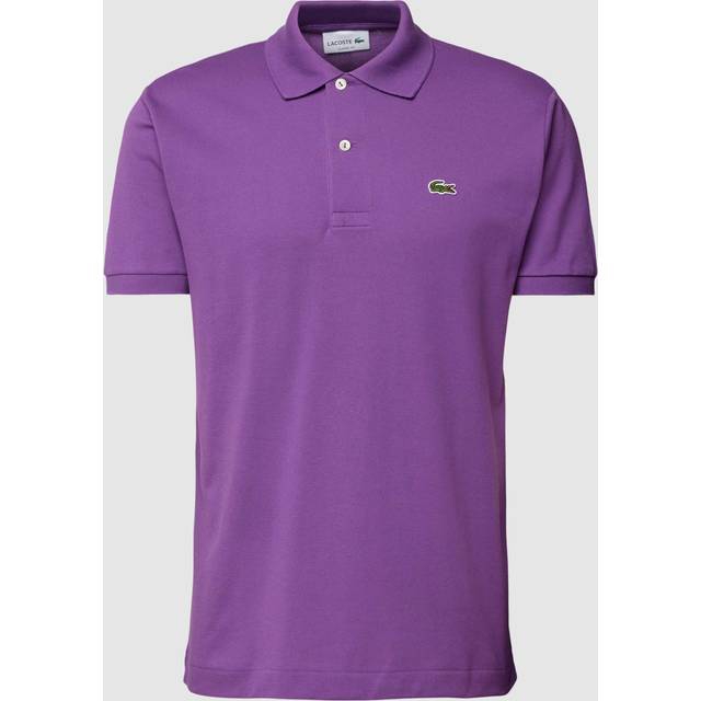 Lacoste, Topp, Herr, XL, Bomull, Klassisk Original L.12.12 Pikétröja - purple (XL)