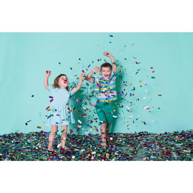 Happy kids - Wrapped Canvas Photograph (51cm H x 76cm W x 3.8cm D)