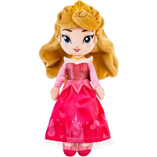 Disney Aurora Plush Doll Sleeping Beauty Princess Official Store Adorable Soft Toy Plushies and gifts Perfect Present for Kids Medium 14 Inches Age 0+