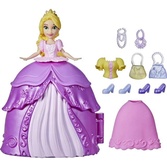 Disney Princess Secret Styles Fashion Surprise Rapunzel  Mini Doll Playset with Extra Clothes and Accessories  Toy for Girls 4 and Up