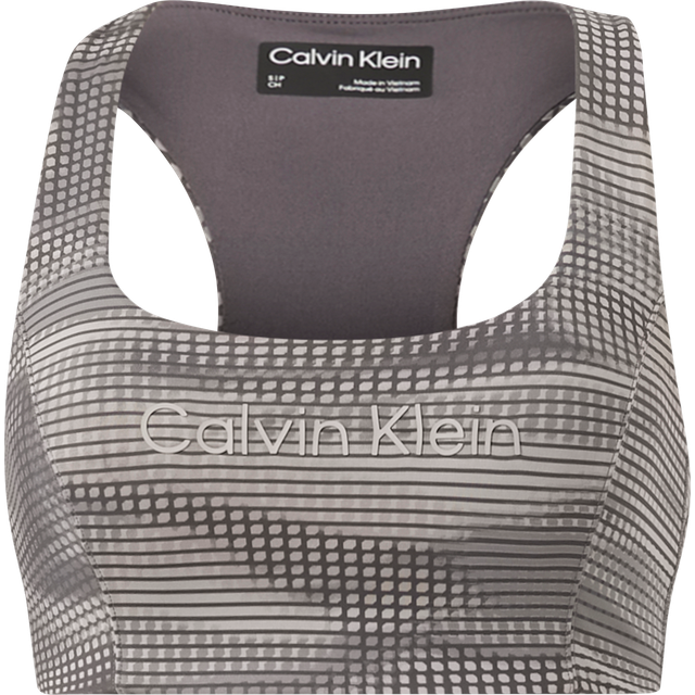 Calvin Klein Performance - Sport-bh WO – Medium Support - Grå