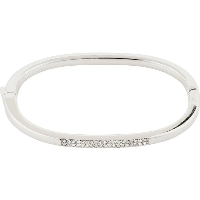 Pilgrim STAR crystal bangle silver-plated, Silver, Women - Ilver
