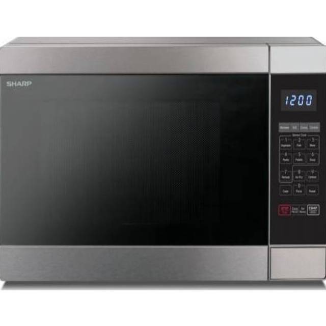 Sharp R956SLM 42 Litre 33cm High, Freestanding Combination Microwave Oven - Silver