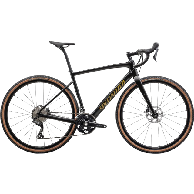 Specialized Diverge Comp Carbon | Gravelbike | Obsidian/Harvest Gold Metallic