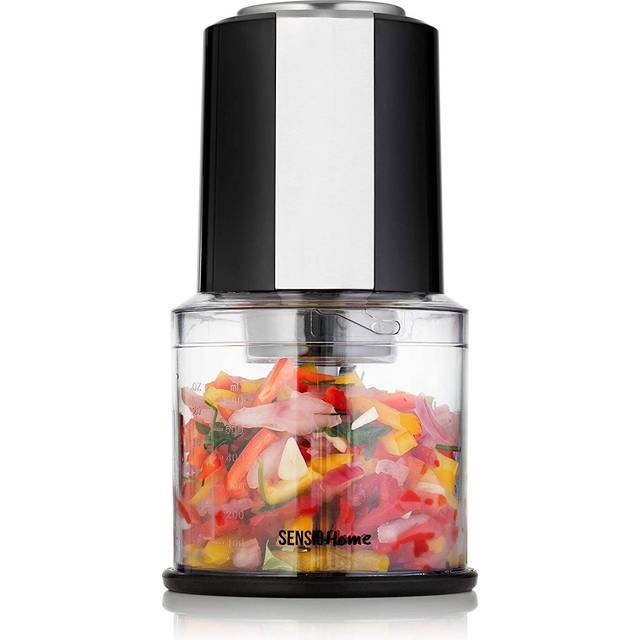 0.6L Mini Food Processor Blender - Silver (4.8ml)
