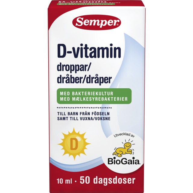 Semper D-vitamindroppar 10 ml