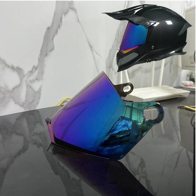 (2) LVS-800 full face motorcycle helmet visor multi-color lens special link!