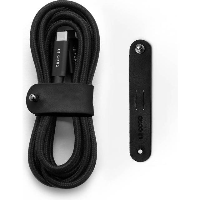 Cable organizer in leather