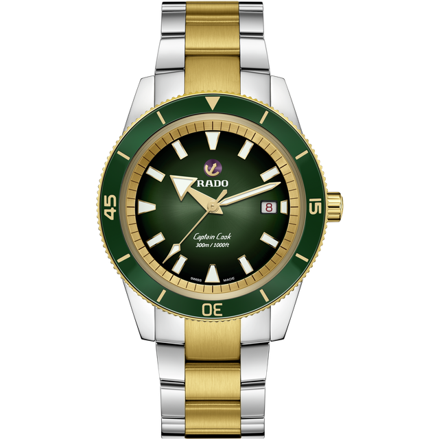 RADO Captain Cook Automatic 42MM Men's Watch R32138303 - Green - 42 mm